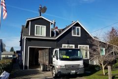 Roof installation for Renton, WA, Home with truck outside