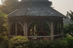 Before: Gazebo with Cedar Shake Roof Installation in Enumclaw, WA